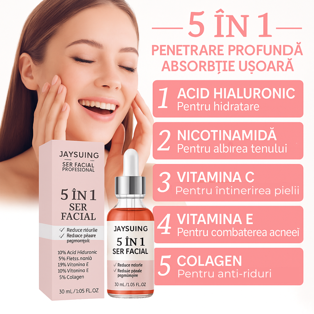 Ser Facial Anti-Pete cu Niacinamidă 5%
