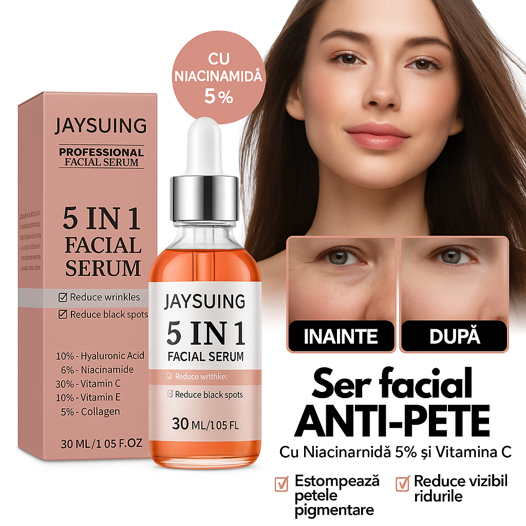 Ser Facial Anti-Pete cu Niacinamidă 5%