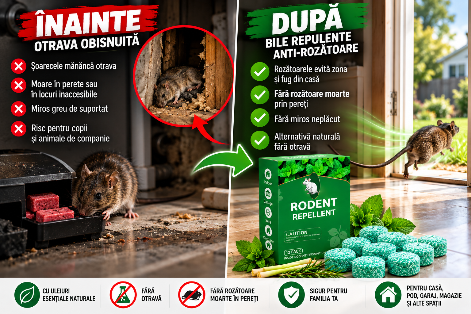 RoDent™ – Bile Anti-Șoareci și Șobolani