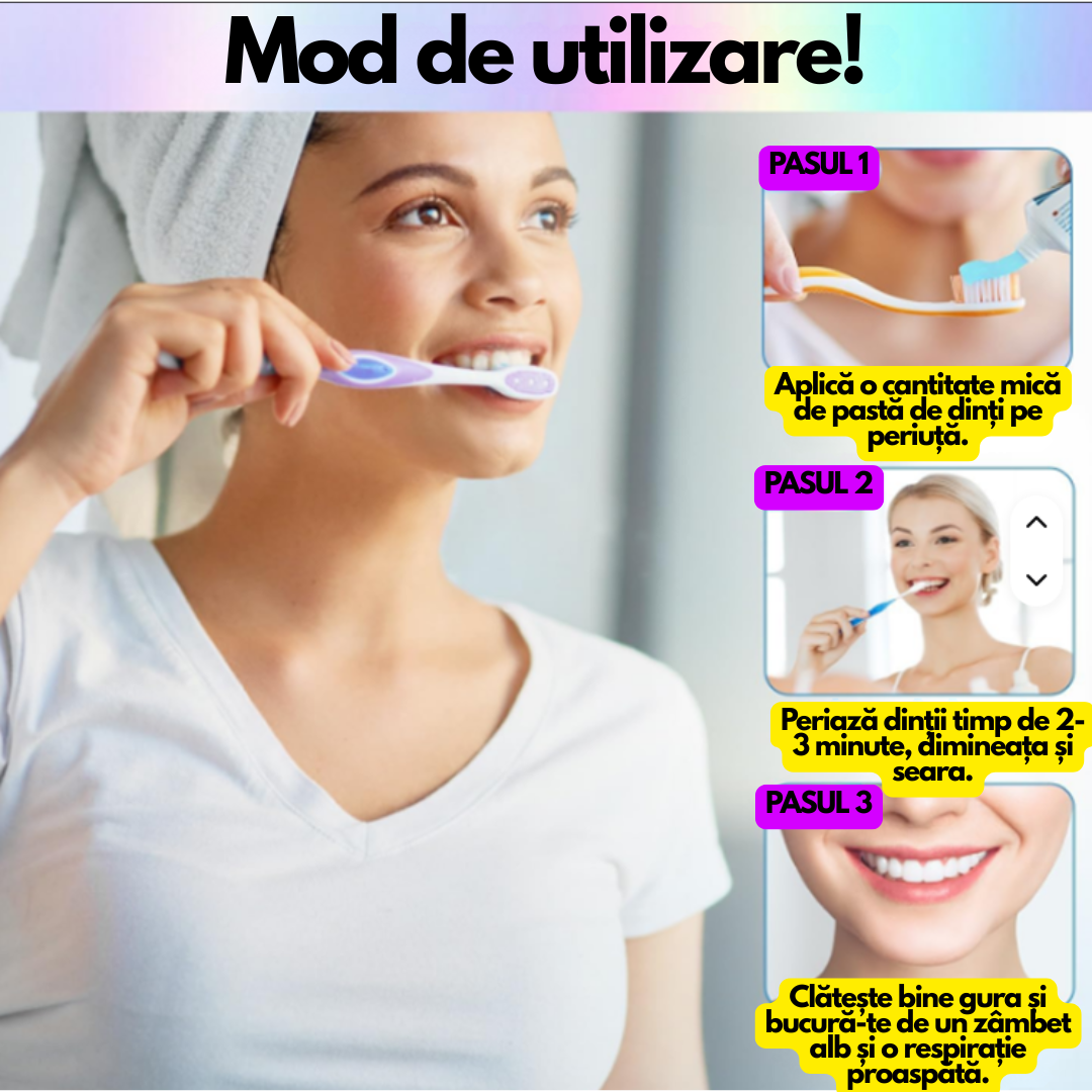 BrightWhite – Pastă de dinți cu Niacinamidă