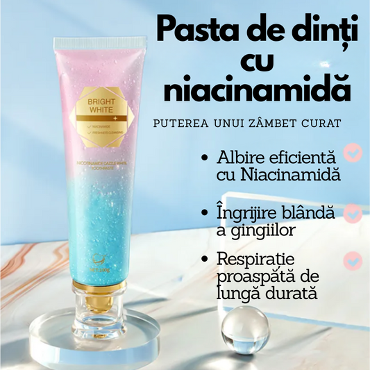 BrightWhite – Pastă de dinți cu Niacinamidă