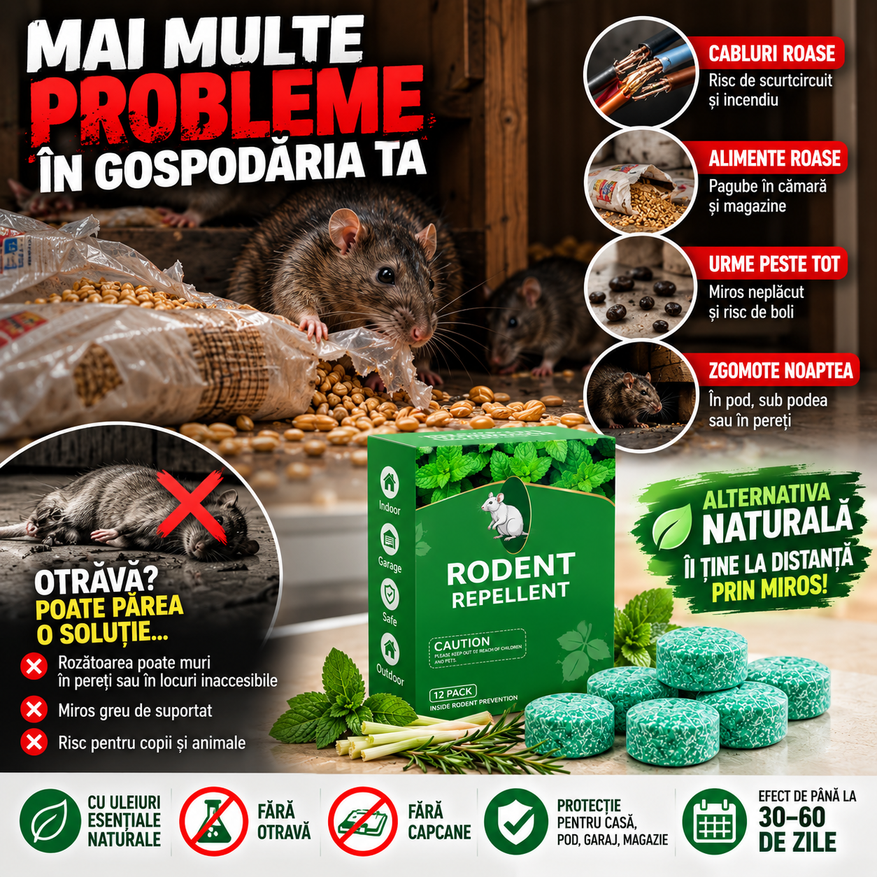 RoDent™ – Bile Anti-Șoareci și Șobolani